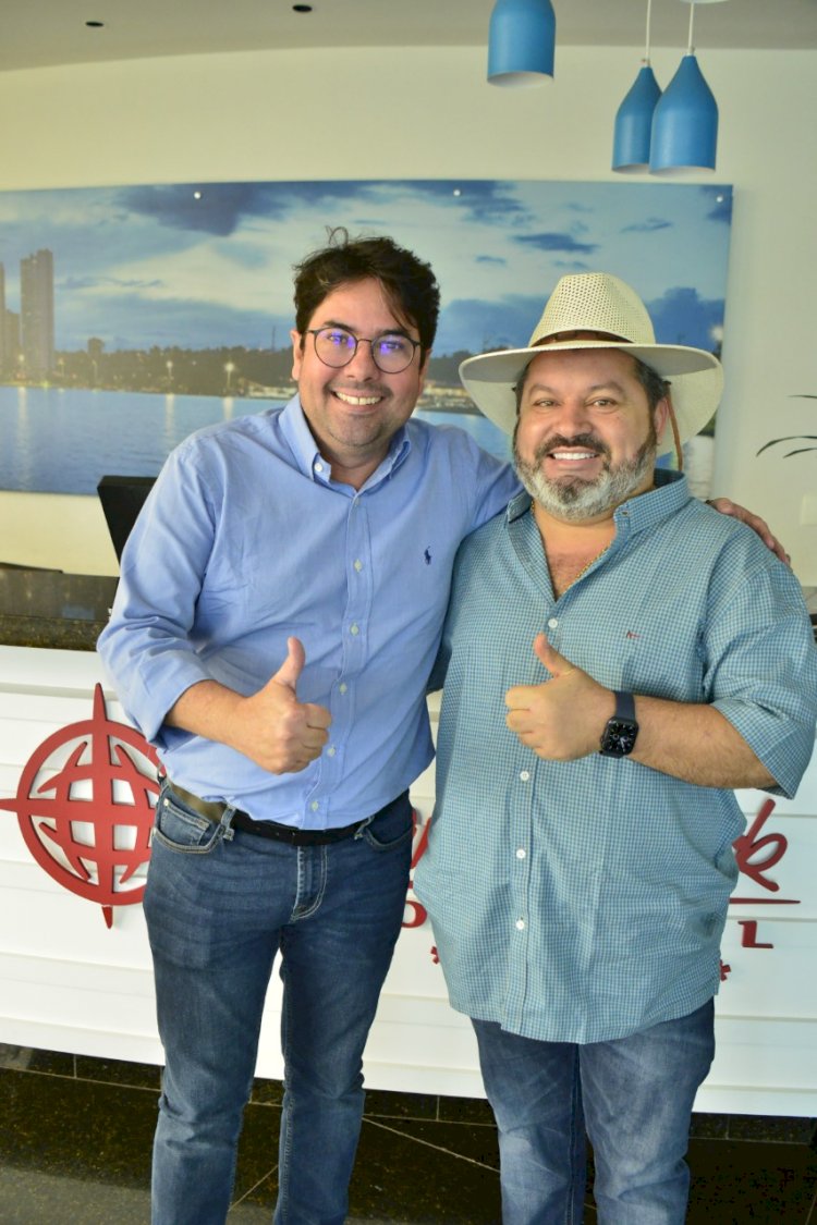 Carlos Bernardo discute saúde pública com secretário de saúde do Pará.